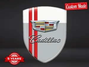 Cadillac Sticker Silicone Premium Racing Cupola Alta Gamma